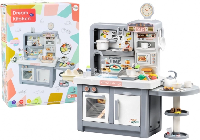 Droomgeluiden kinderkeukenverlichting Sounds Steam accessoires Grey