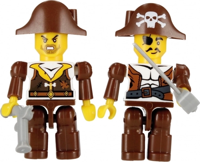 Twee piratenminifiguren
