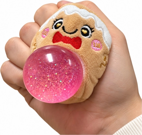 Glitterbuikje om in te knijpen