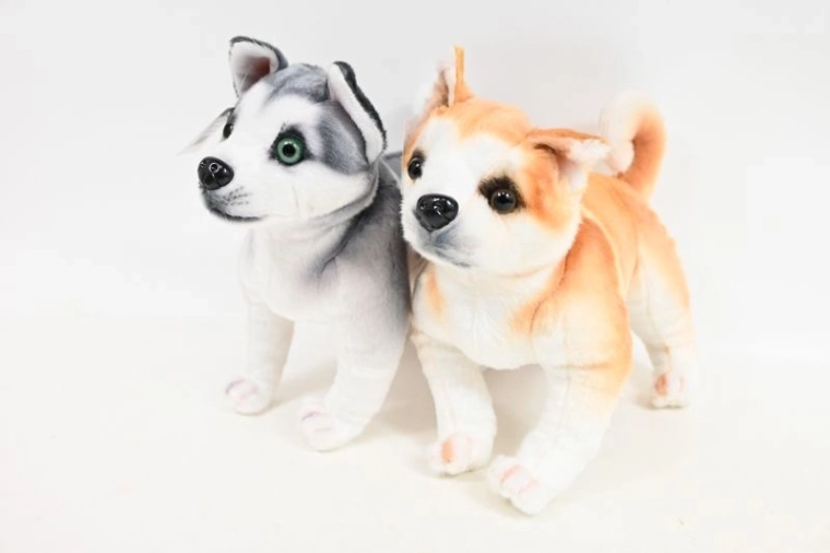 Pluchen knuffelhondje