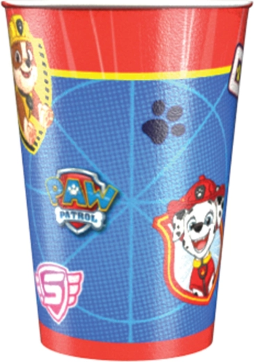 Paw Patrol papieren feestbekers 250 ml (verpakking 8 stuks)