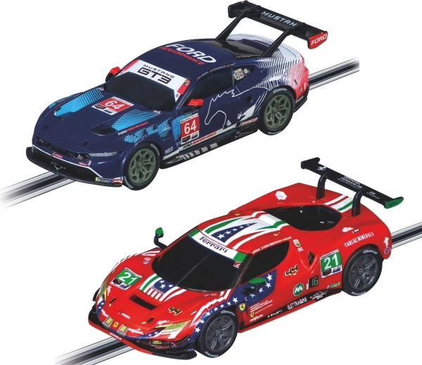 Twee gelicentieerde GT3-auto