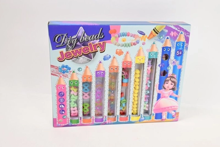Kralenset voor het maken van sieraden in tubes