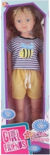 Lopende pop 80 cm