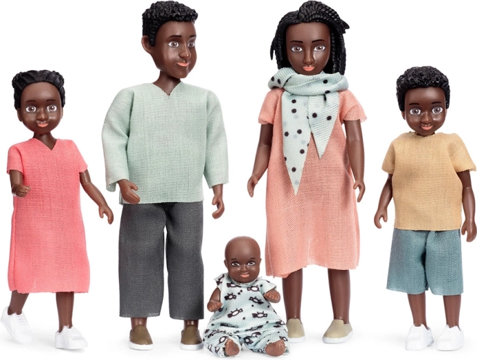 Lundby Billie familiepoppen-set voor het poppenhuis