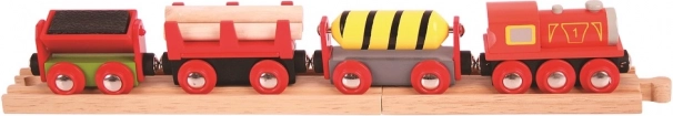 Rode goederentrein Bigjigs Rail