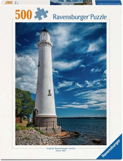 Ravensburger puzzel vuurtoren in Karlskrona, Zweden 500 stukjes