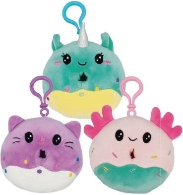 Pluchen donut-hanger - 1 stuk