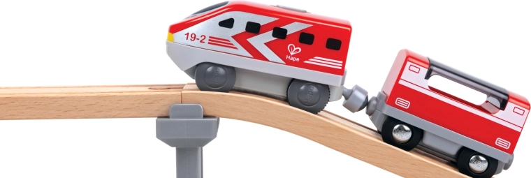 Compatibel met Hape treinbanen