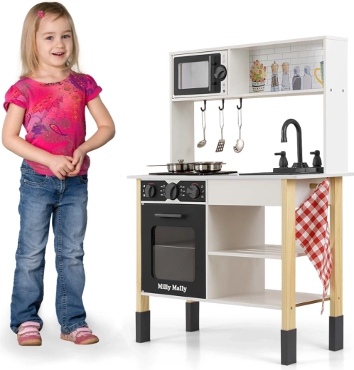 De keuken groeit mee met het kind dankzij hoogteverstelling