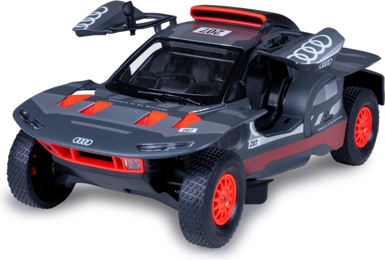 Verzamelmodel van metaal Audi RS Q e-tron 1:24 grijs
