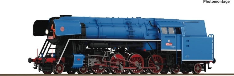 Roco stoomlocomotief 477 008 ČSD Papoušek digitaal met geluid