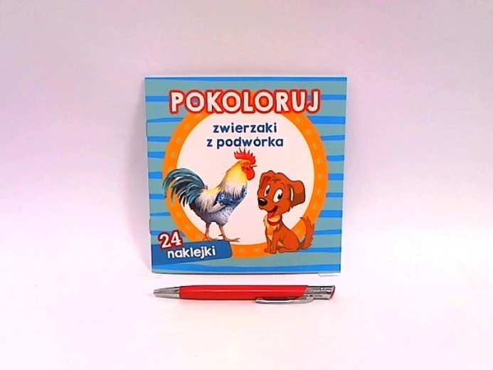 Kleur de boerderijdieren – kleurplaten met stickers