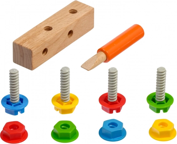 Lucy & Leo schroeven en moeren – Montessori speelset