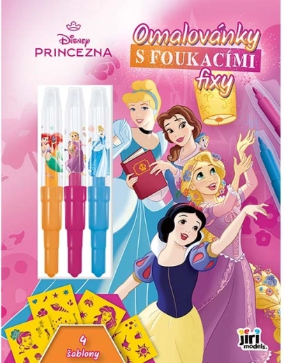 Disney-prinsessen kleurboek met blaasstiften
