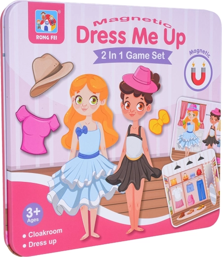 Magnetische set voor de kleine styliste 2-in-1