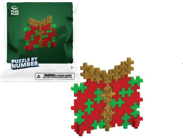 Plus-Plus kerstzakje – creatieve set voor winterknutselen