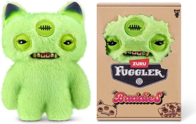 ZURU Fuggler Baddies pluchen monstertje 22 cm - 1 stuk
