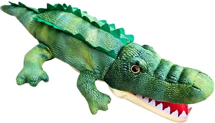 Pluche handpop krokodil Berny