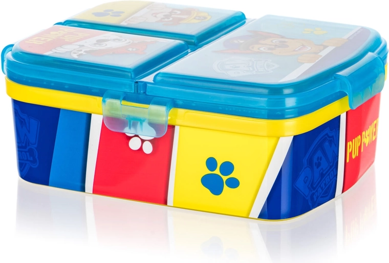 Kinder lunchbox PATROLA, met compartimenten, 17,5 × 13 cm, met clips