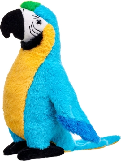Pluchen ara papegaai blauw 27 cm
