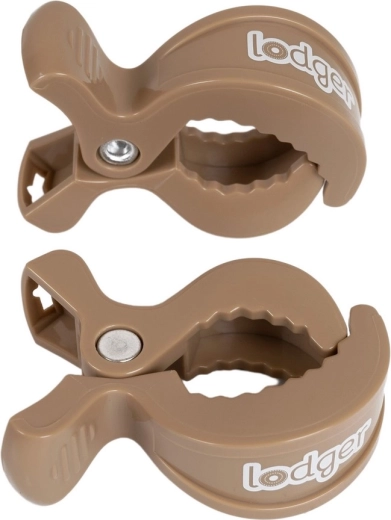 Lodger swaddle clip beige - 2 stuks