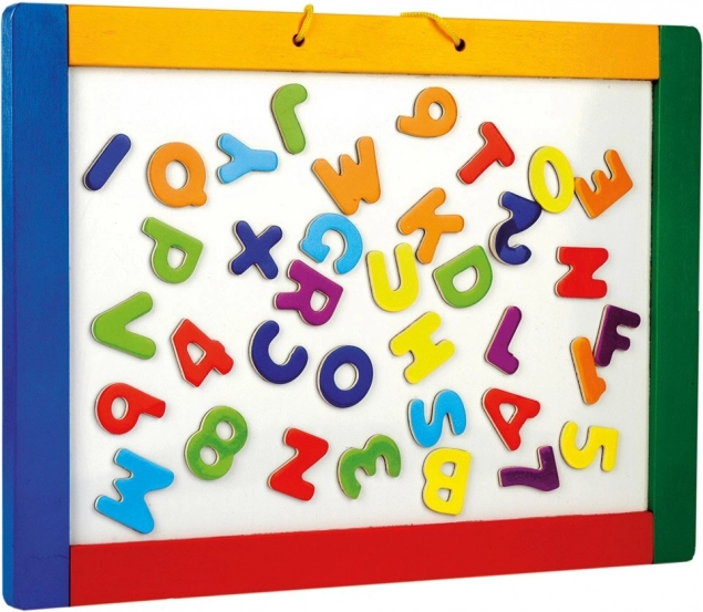 Bino magnetisch dubbelzijdig ophangbord met letters