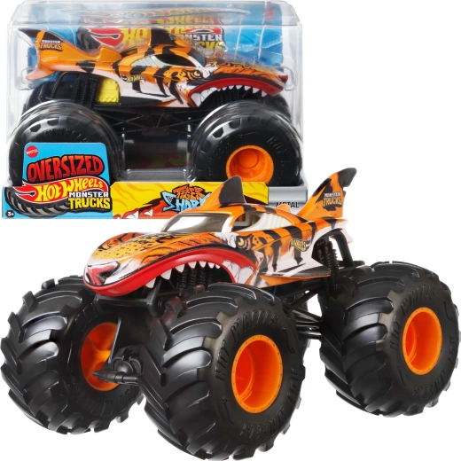 Hot Wheels Monster Trucks Tiger Shark 21 cm - 1 stuk