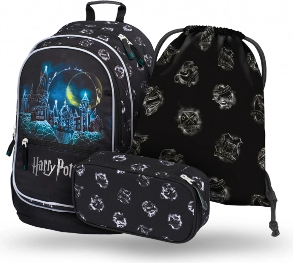 Školní set BAAGL Harry Potter Zweinstein – rugzak, etui en gymsack