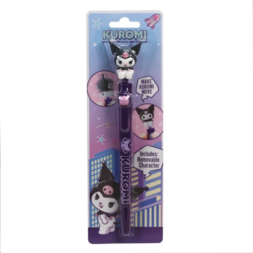 Afneembaar Kuromi-figuurtje bovenop
