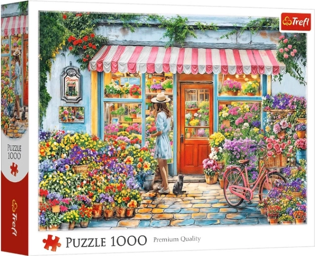 Trefl puzzel 1000 stukjes Bloemenwinkel