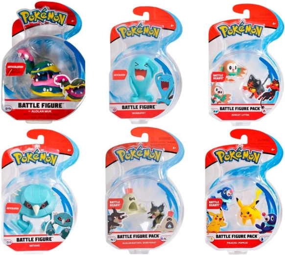 Pokémon battle-figuur 5 cm (assort) - 1 stuk
