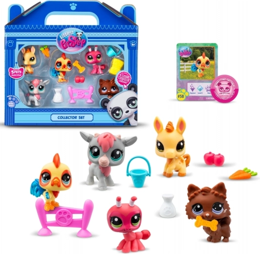Littlest Pet Shop boerderij – set met 5 figuren