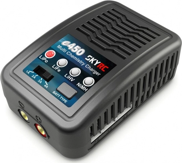SkyRC e450 oplader 2-4S / 6-8S LiPo / LiFe / LiHV / NiMH