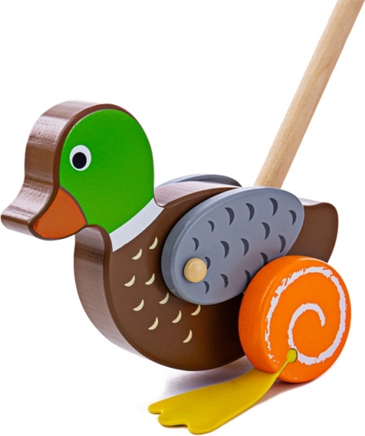 Houten Rijdend Eendje van Bigjigs Baby