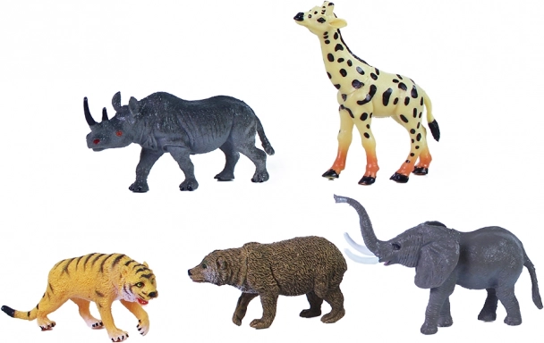 Set van figuren van wilde dieren voor kinderen