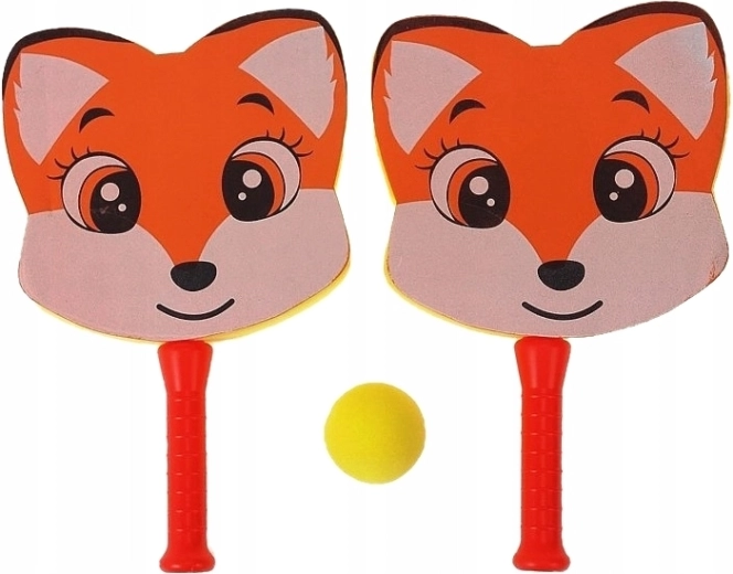 Schattig vossenmotief dat plezier geeft