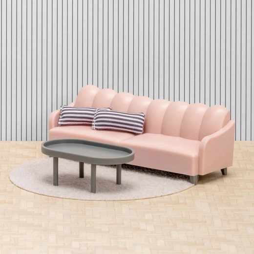 Comfortabele woonkamer in miniversie