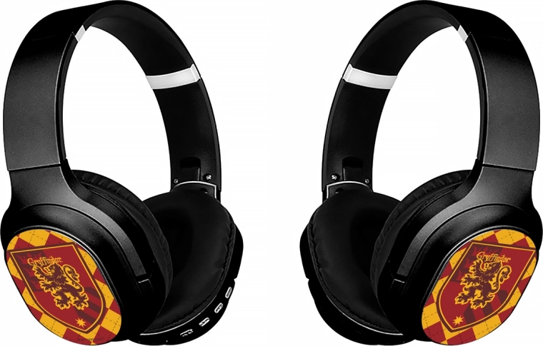 Draadloze stereo koptelefoon met microfoon Harry Potter zwart