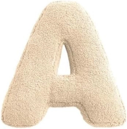 Mealini pluchen letter A in crème - 1 stuk