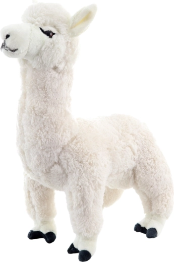 Staand ontwerp zoals een echte alpaca
