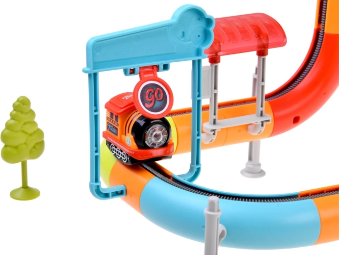 Magnetisch rijden met licht en geluid