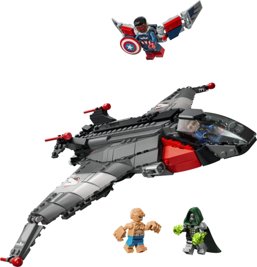 Actieve Quinjet met openend interieur