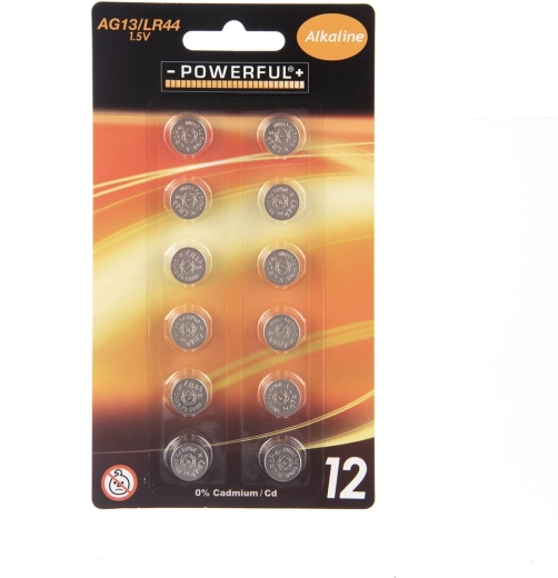 Knoopcelbatterij LR44 (12 stuks)