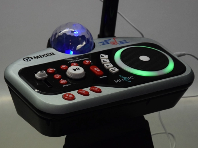Lichtgevende discobal en DJ-effecten