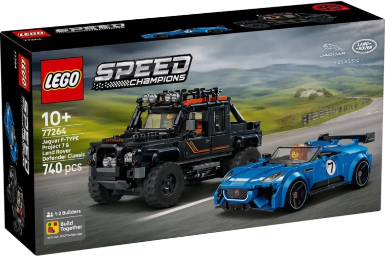LEGO Speed Champions Jaguar Project 7 en Land Rover Defender