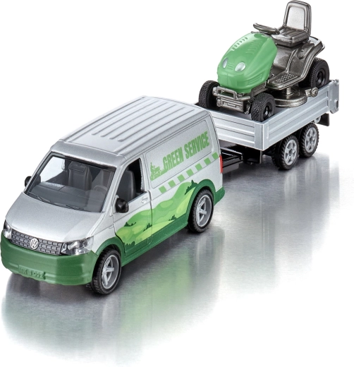Tuintractor als aantrekkelijk onderdeel van de set