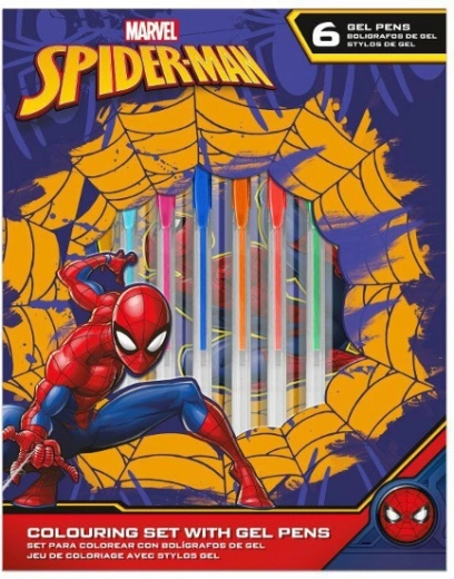 Creatieve set MARVEL SPIDER-MAN – notitieboek en gelpennen