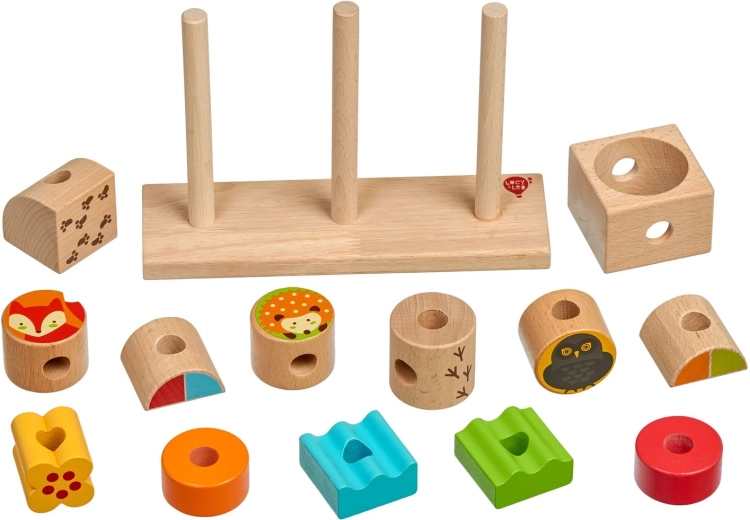 Dieren en vormen voor creatief spelen