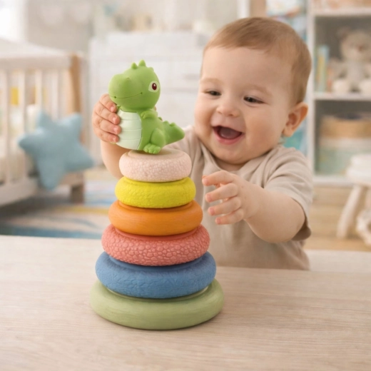 Interactieve dinosaurus met pieper